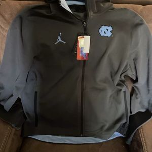 Jordan UNC tar heels men's hooded full zip athletic jacket sz XL NWT brand new